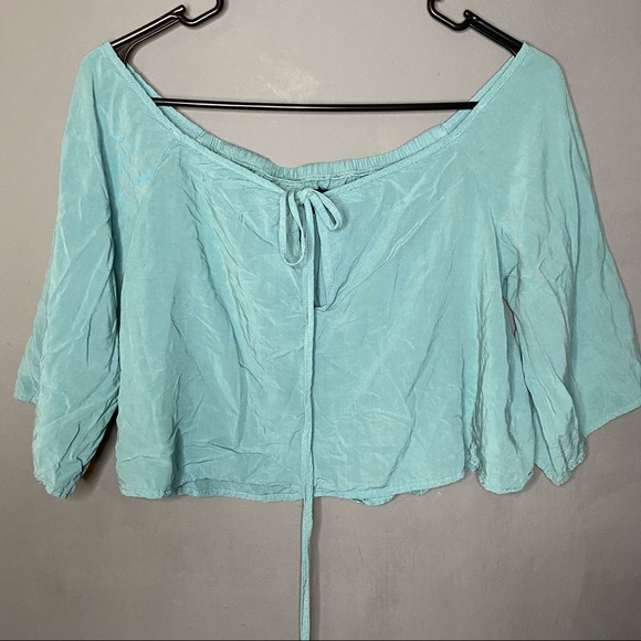 Mustard Seed Tops Mustard Seed Off Shoulder Crop Top Poshmark